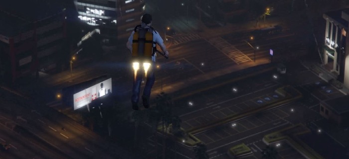 『GTA V』最新Mod「JetPack」適用映像―サンアンドレアス空中散歩ふたたび