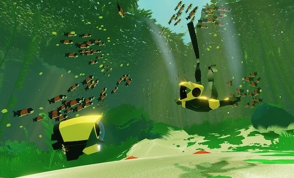 【E3 2015】『風ノ旅ビト』クリエイターの海洋冒険ゲーム『ABZU』を体験―気になる国内リリースも示唆