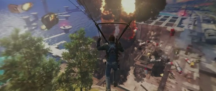 【E3 2015】『Just Cause 3』ゲームプレイ映像―ウィングスーツや破壊要素が収録