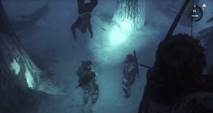 『Rise of the Tomb Raider』14分半の海外向けゲームプレイ映像が公開、雪山でのサバイバル