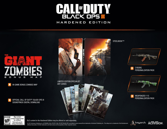 『CoD: Black Ops 3』限定版「Hardened Edition」のカバーアート公開―人物がより鮮明に