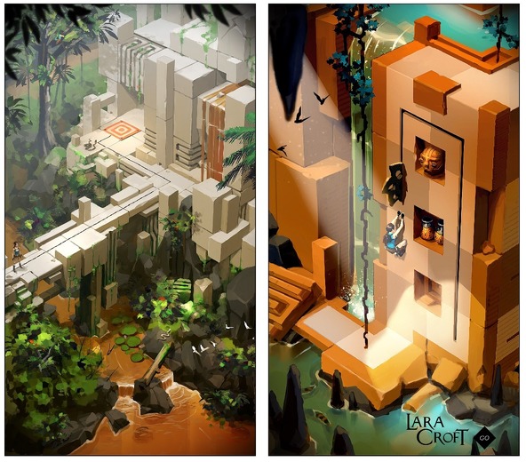 『Lara Croft GO』8月27日海外配信決定、モバイル用スピンオフパズル