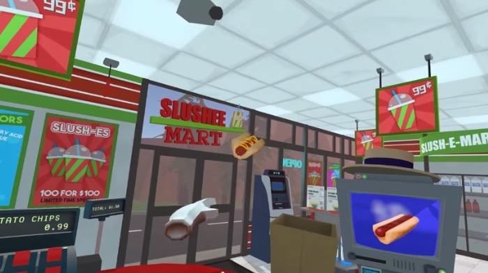 VRで労働体験！『Job Simulator』破天荒過ぎるコンビニ編プレイ映像がお披露目