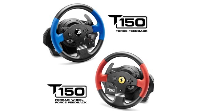 Thrustmasterの新型ハンドルコントローラー「T150 Force Feedback」発表―フェラーリモデルも