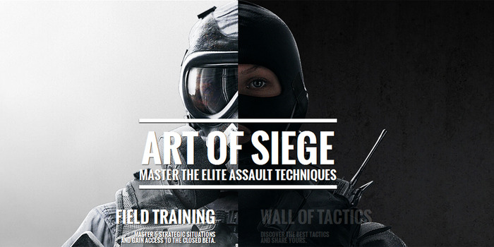 『Rainbow Six Siege』の訓練ページ「Art of Siege」がオープン―選択が任務の成否を決める！