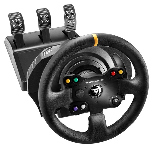 ThrustmasterからPC/Xbox One対応の新型ハンコン「TX RACING WHEEL LEATHER EDITION」発表