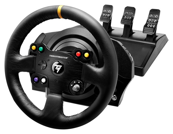 ThrustmasterからPC/Xbox One対応の新型ハンコン「TX RACING WHEEL LEATHER EDITION」発表