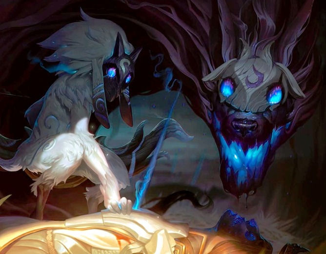 『LoL』新チャンプ「Kindred Eternal Hunters」発表、2体1組の新感覚ジャングラー！