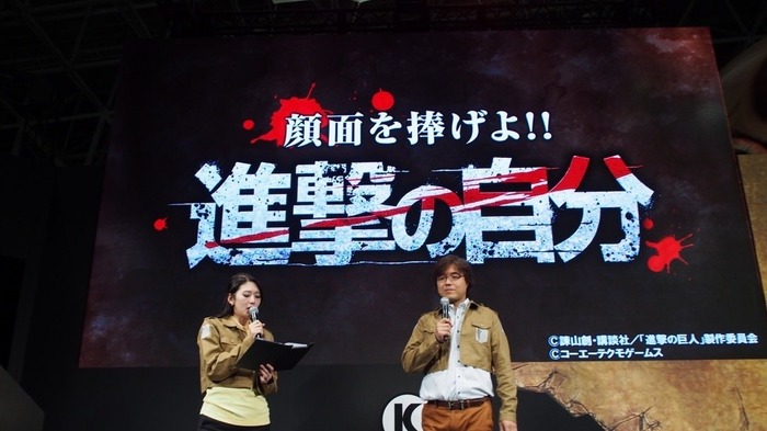 【TGS 15】無双チームの『進撃の巨人』はアニメ第一期エピソードを収録、巨人の各部位はロックオンして攻撃する