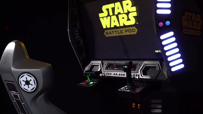 AC『スター・ウォーズ：バトル ポッド』にドーム型ではない“フラットスクリーンVer.”登場、2人協力プレイに対応