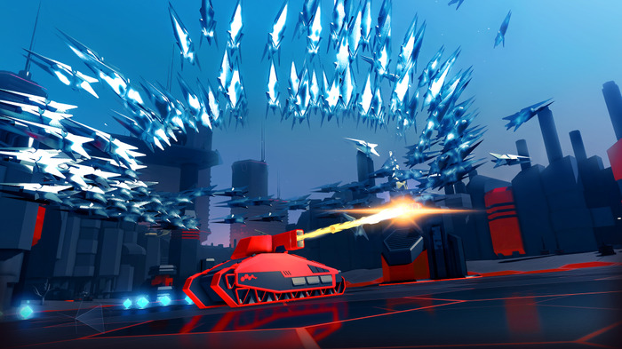 PSVRローンチタイトル『Battlezone』最新トレイラー、ボクセル調のグラフィックが美麗