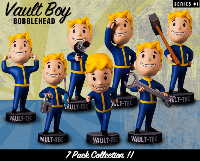 キュートなVault Boyが勢揃い！『Fallout 4』ボブルヘッドフィギュアが予約受付中