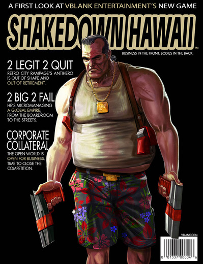 今度は16bit風！ Vblank新作『Shakedown Hawaii』が発表―『Retro City Rampage』の続編