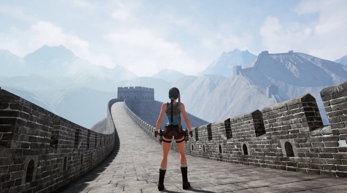 海外ファンが『Tomb Raider II』非公式リメイクを進行中―万里の長城を駆ける！