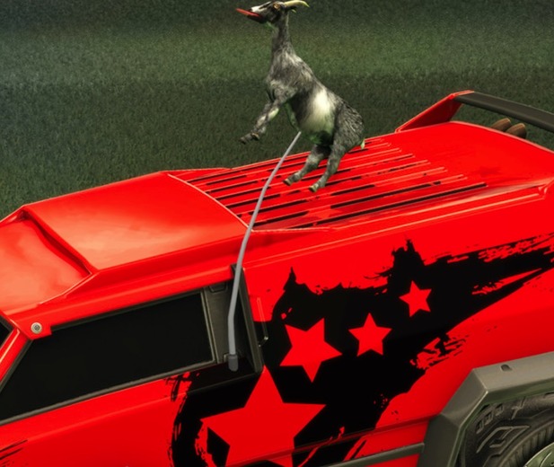 カオスの巨塔がコラボ！『Rocket League』に『Goat Simulator』特別パーツ追加へ