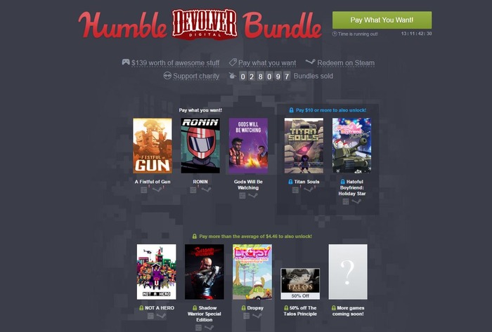 「Humble Devolver Digital Bundle」販売開始―斬新なインディーゲームが多数ラインナップ！