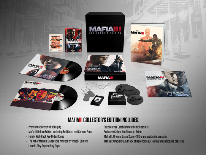 60年代レコード盤同梱『Mafia III』海外限定版発表！前作再販も