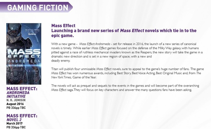 最新作の前日譚も描く『Mass Effect』ノベル展開が発表