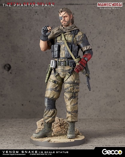 「MGSV:TPP ヴェノム・スネーク 1/6スタチュー」予約開始―徹底的に作り込まれた一品