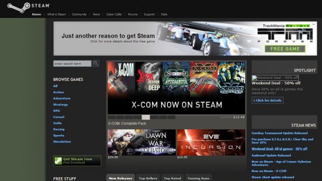 Steamトップページの2003年から現在までの変遷！―あなたはいつから使い始めた？