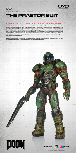 『DOOM』に登場する「海兵隊」のコレクタブルフィギュアが発表！―全高33cmでフル稼働