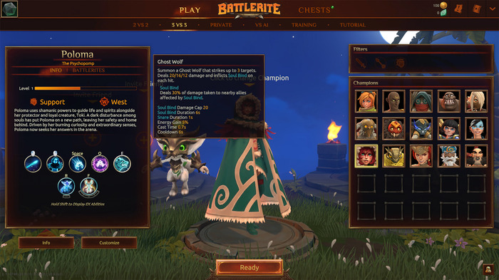 話題のチーム対戦アリーナバトル『Battlerite』を紹介！アクション要素満載なe-Sports志向タイトル