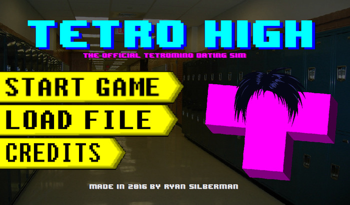 テトリスブロックの恋愛シム『Tetro High』がSteam Greenlightに出現！？