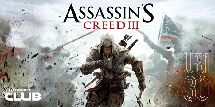 Ubisoft30周年記念PC向け無料配信ラストは『Assassin's Creed III』に決定！海外発表