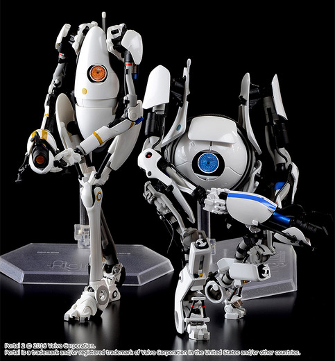 『Portal 2』のATLASとP-Bodyがねんどろいど化決定！―figma版の新イメージも披露