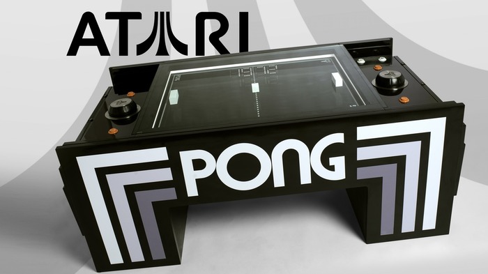 アナログで再現された『Pong』が楽しめるコーヒーテーブル！―Kickstarterまもなく終了