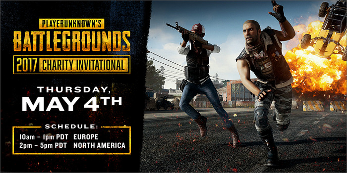 『PLAYERUNKNOWN'S BATTLEGROUNDS』で128名の人気ストリーマーが激突！ー公式チャリティイベントで