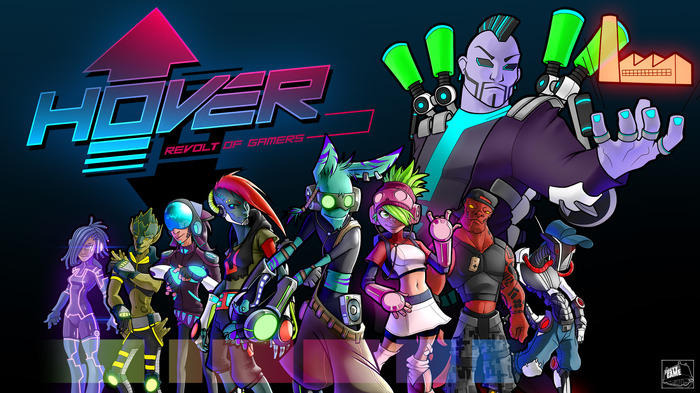 ジェットセットラジオ風ACT『Hover』PC/Mac/Linux版の正式リリース日決定！