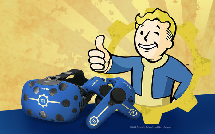 HTC Viveと『Fallout 4 VR』とのバンドルキャンペーンが実施！―限定シリコンカバーもプレゼント