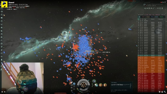 『EVE Online』最大の会戦が勃発、100万ドル相当の艦船と6,000人以上が集う