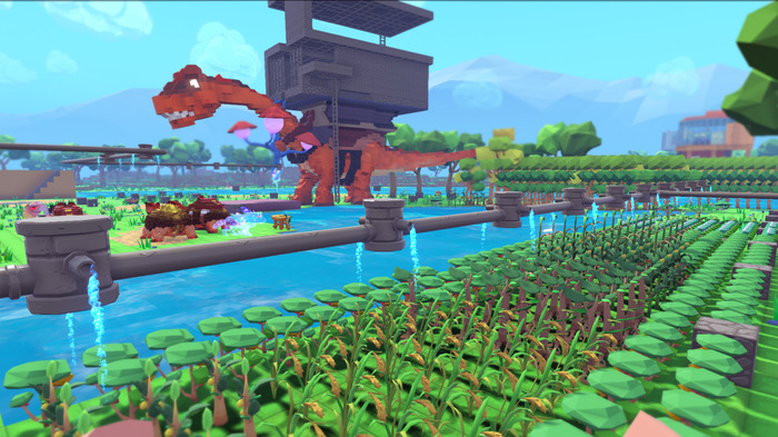 恐竜サバイバル『ARK』スピンオフ『PixARK』トレイラー！ マイクラ風ボクセルサンドボックスに【UPDATE】