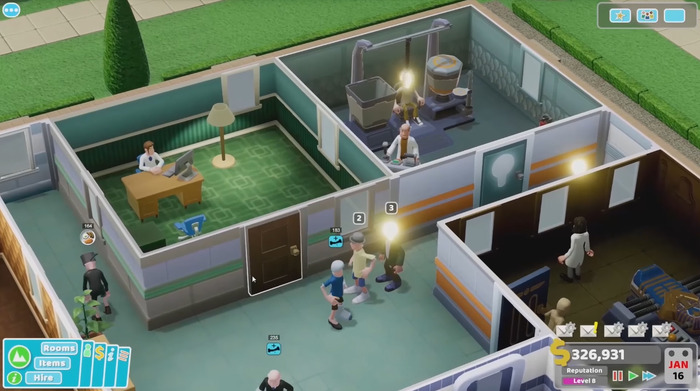 病院経営シム最新作『Two Point Hospital』プレイ映像！ 様々な患者に対処せよ