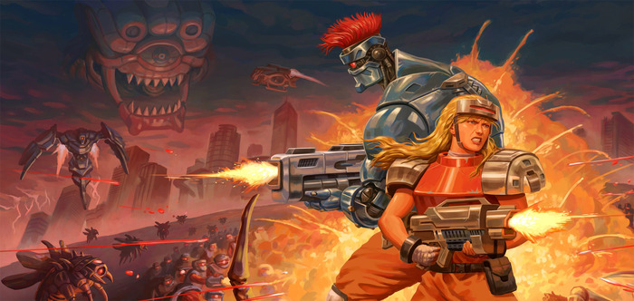 『魂斗羅』風横スクACT『Blazing Chrome』がThe Arcade Crewよりリリース決定！