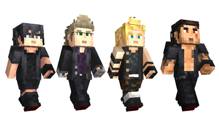 『マインクラフト』に『ファイナルファンタジーXV』のスキンパックが登場！