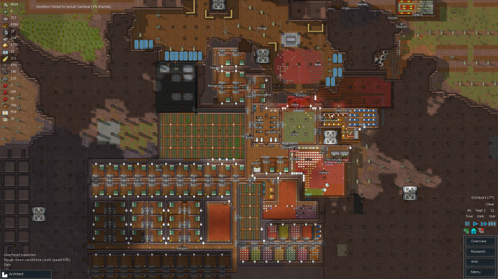 辺境惑星開拓ストラテジー『RimWorld』バージョン1.0のテスト公開が開始、64bitにも対応か