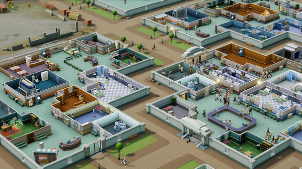 病院経営シム『Two Point Hospital』UIやビルディングの様子を描くプレイ映像が公開！