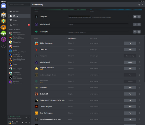 人気チャットツール「Discord」、PCゲームストア機能を発表！―Discord Nitroでの月額サブスクリプションも