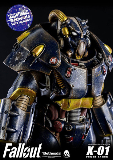 『Fallout』の「X-01 パワーアーマー」フィギュアにベゼスダ・ストア限定カラーが登場！