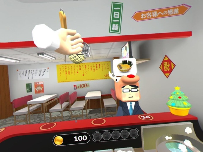 【吉田輝和のVR絵日記】PS4版『カウンターファイト』でラーメン屋体験！―修行期間10分で職人になる