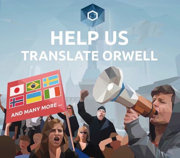 監視社会ADV『Orwell』が日本語含む複数言語で有志翻訳者を募集