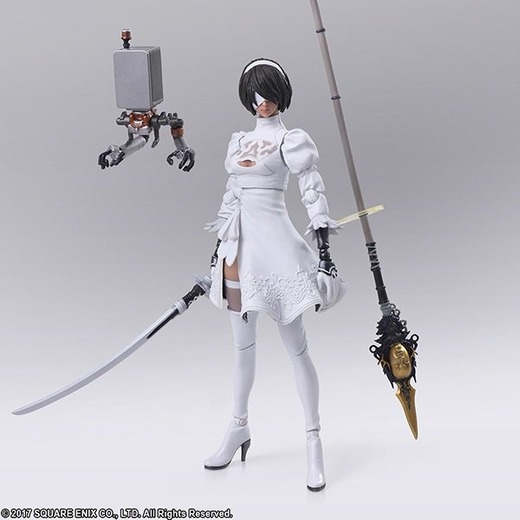 『NieR:Automata』新カラーリングの「2B」がブリングアーツに登場！組み合わせ可能な「ウェポンコレクション 」も公開