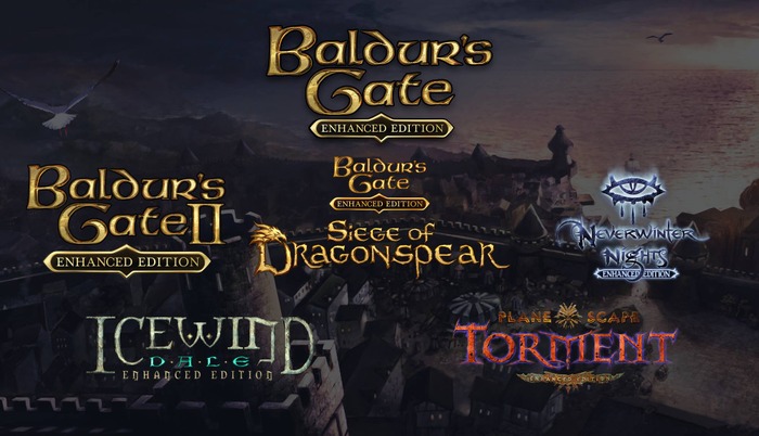 『Baldur's Gate』や『Neverwinter Nights』など名作PCゲーム6作品のコンソール初移植が発表！