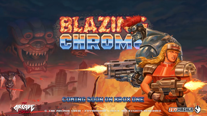 魂斗羅スピリッツ溢れる『Blazing Chrome』ボス戦トレイラー！ Xbox One版も発売決定