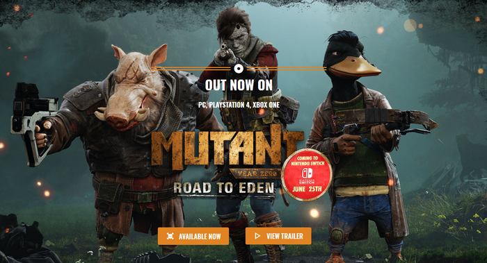 ターン制戦術ADV『Mutant Year Zero: Road to Eden』海外スイッチ版が6月発売、DLC収録の豪華版も