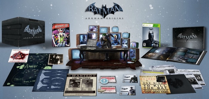 LEDを施したスタチューなどを同梱する北米向け『Batman: Arkham Origins』コレクターズエディションが発表