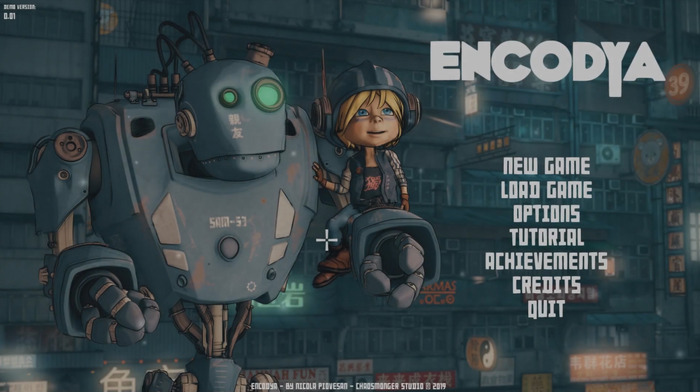 サイバーパンクアニメ「Robot Will Protect You」のゲーム版『ENCODYA』が開発中